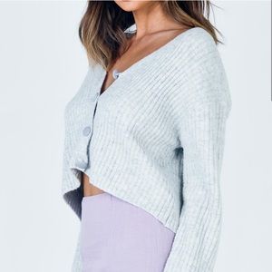Princess Polly Gray cardigan